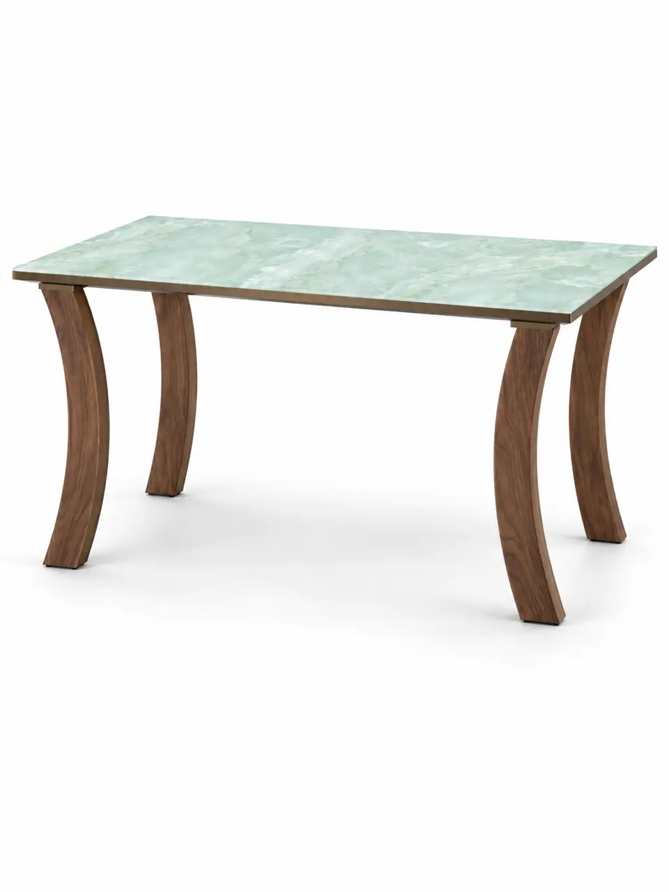 Jade Swept-Leg Table