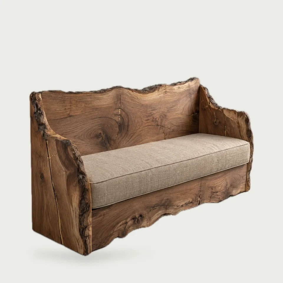Live-Edge Slab Booth