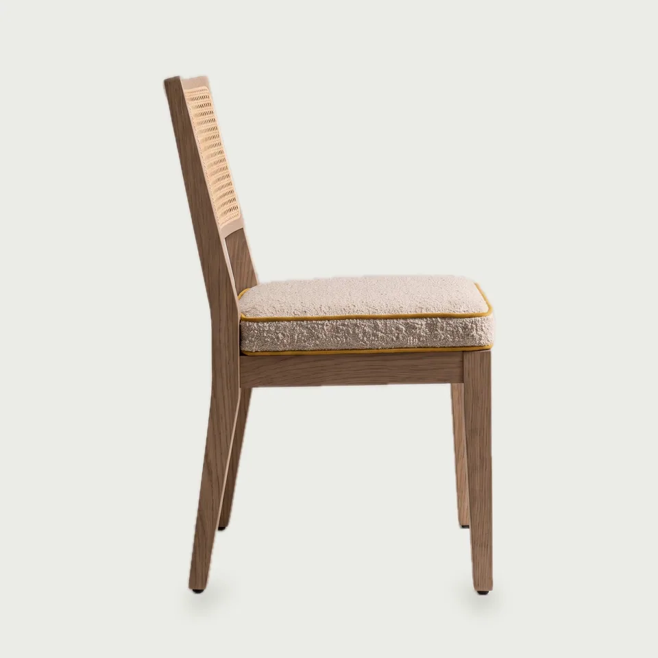 Oak Cane Dining Chair view 2