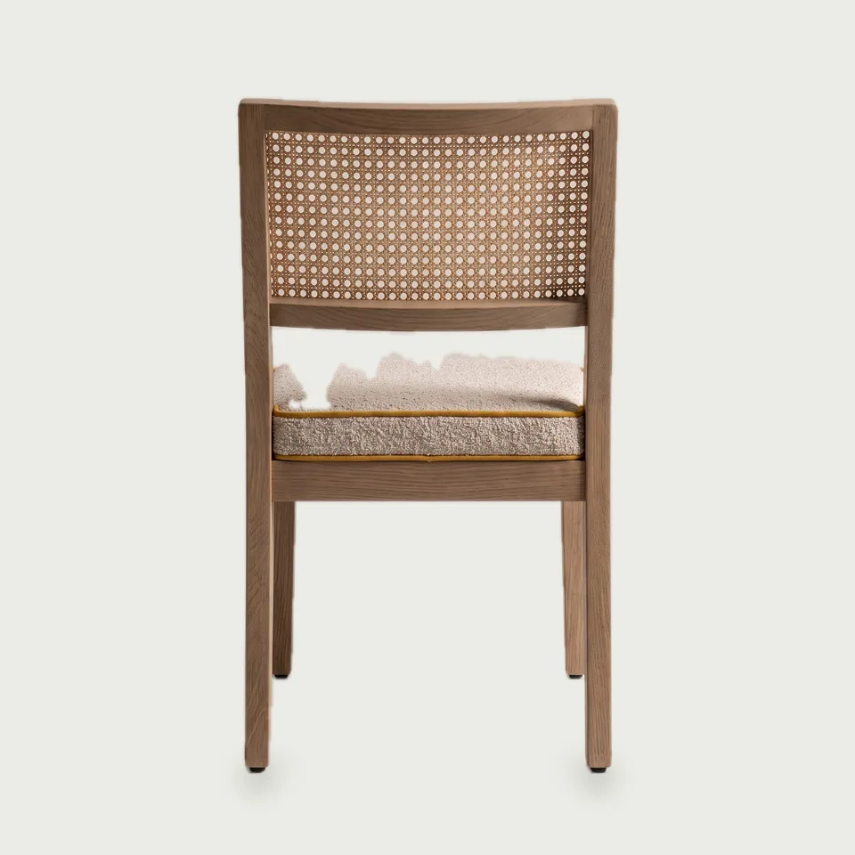 Oak Cane Dining Chair view 3