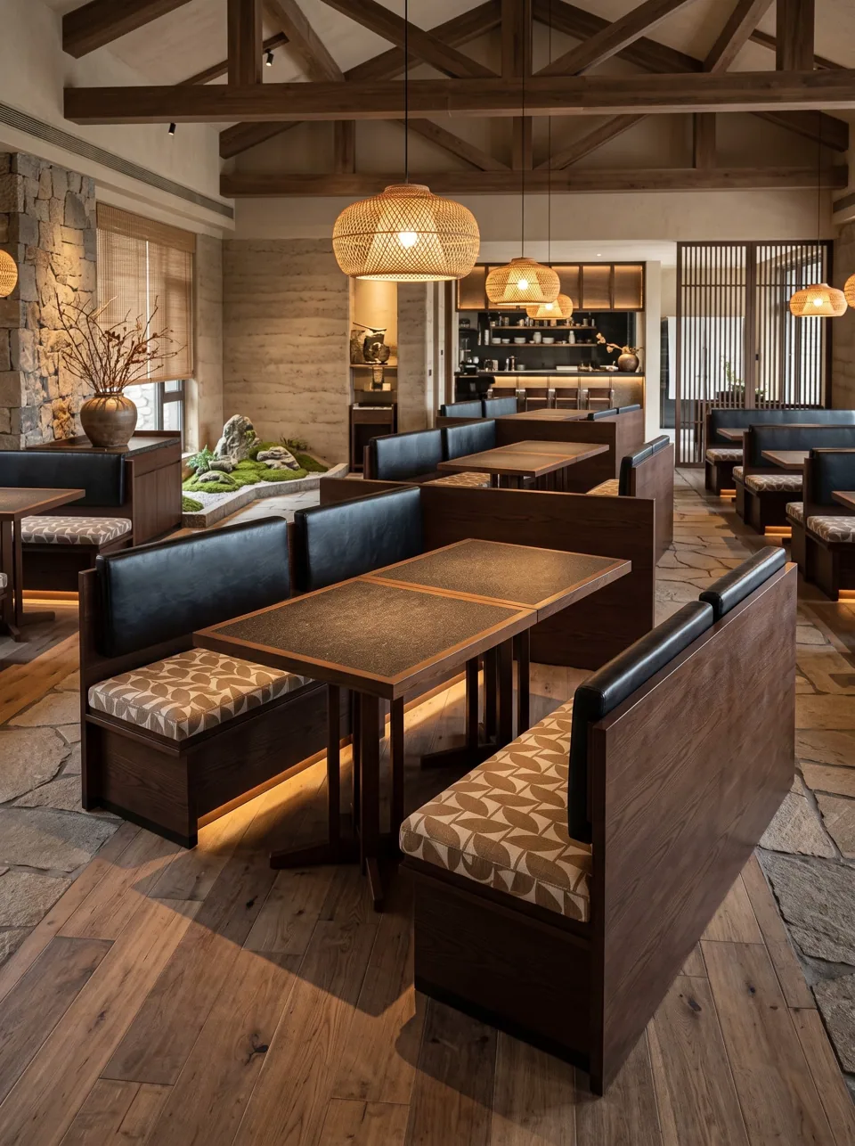 Rattan Armchair and Booth Set view 7