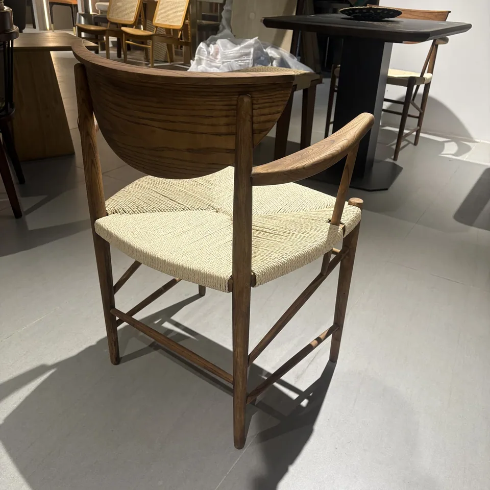 Shell-Back Cord Armchair view 2