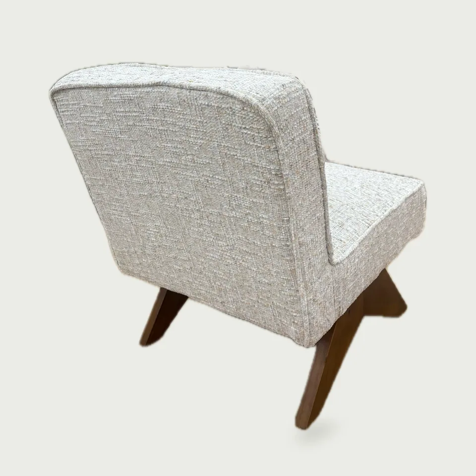 X-Base Tweed Slipper Chair view 2